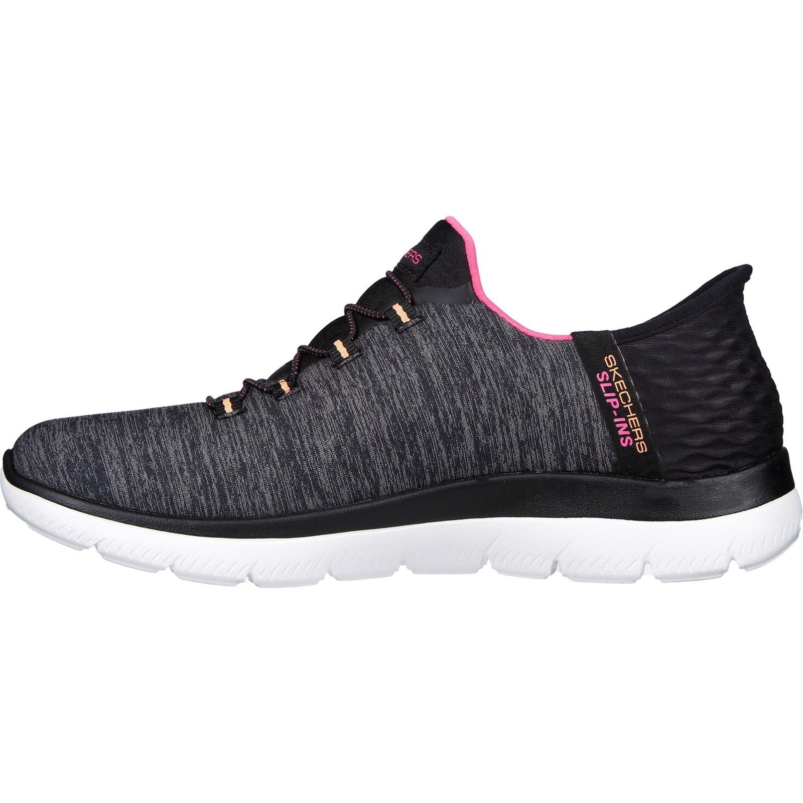 Skechers Summits Dazzling Haze Textile Damen-Sneaker In Schwarz/Mehrfarbig