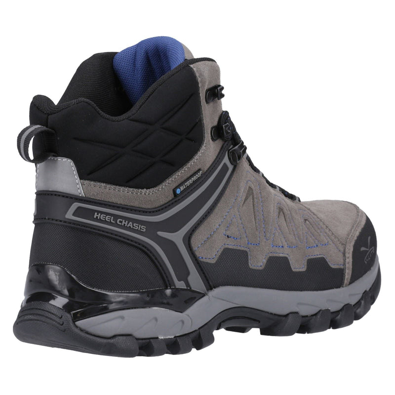 Hi-Tec V-Lite Explorer WP Rinds Wildleder Herren Wanderschuhe In Anthrazit/Grau/Dunkelblau