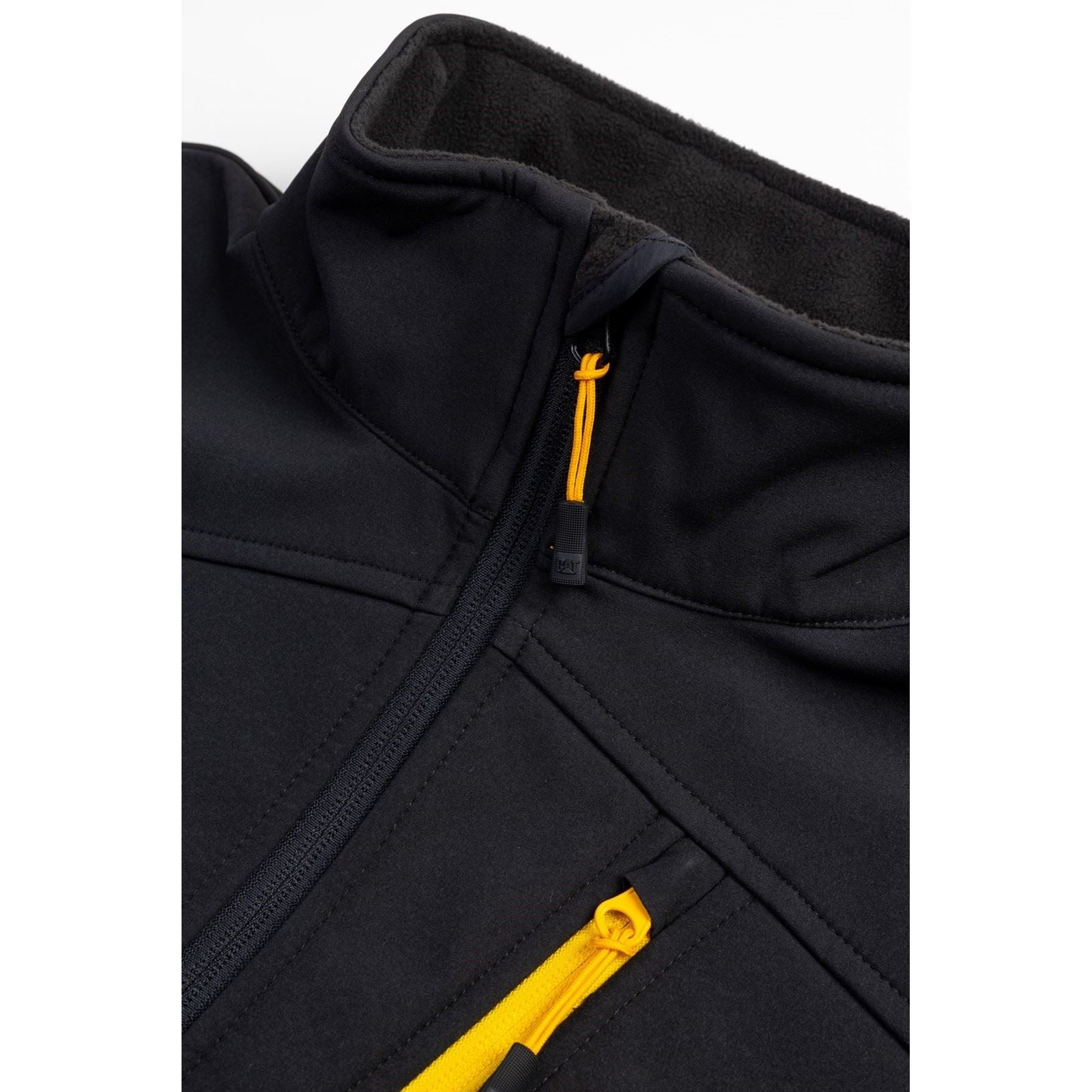 Caterpillar Essentials Shell Herren Schwarze Softshelljacke