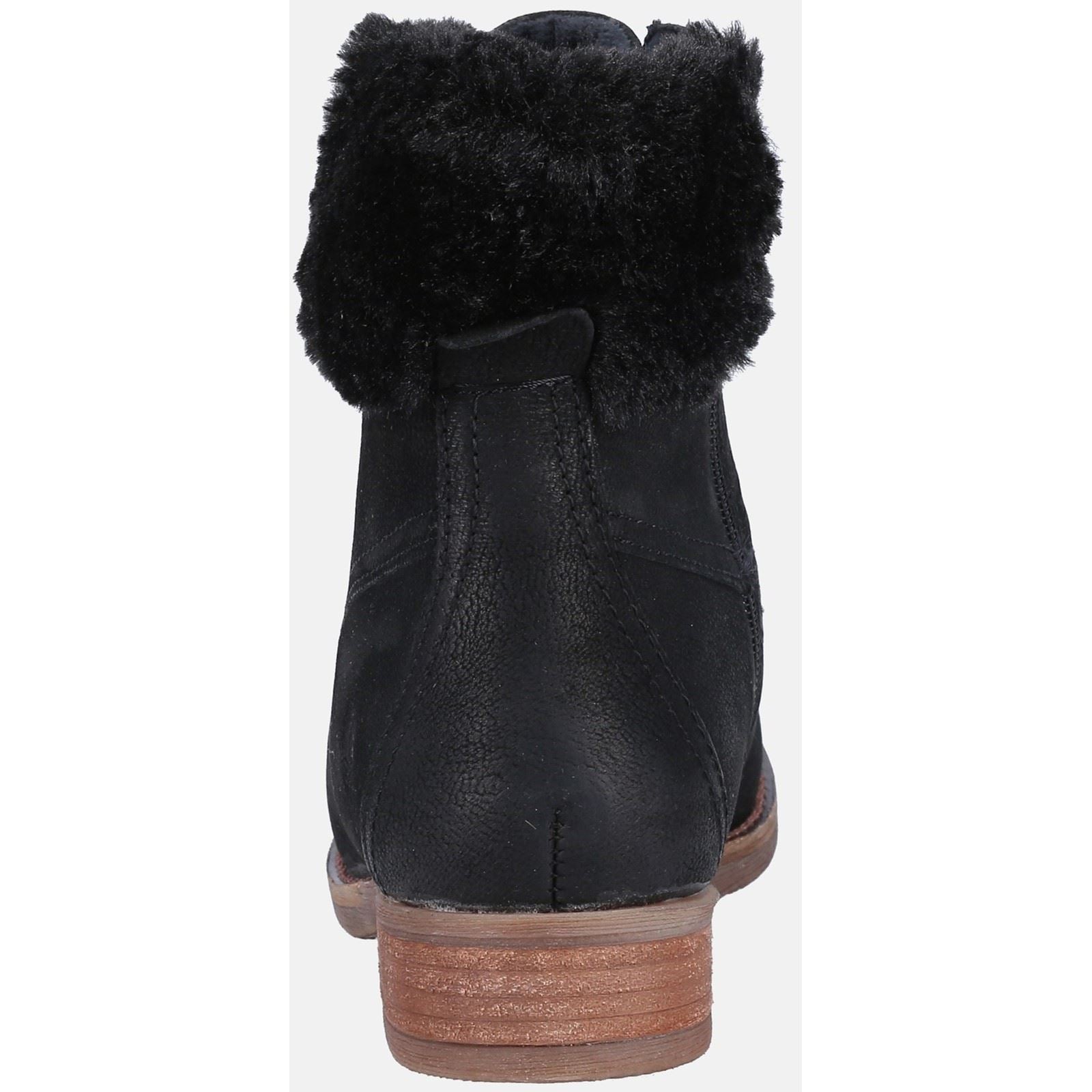 Hush Puppies Effie Damenstiefel Aus Kunstpelz In Schwarz