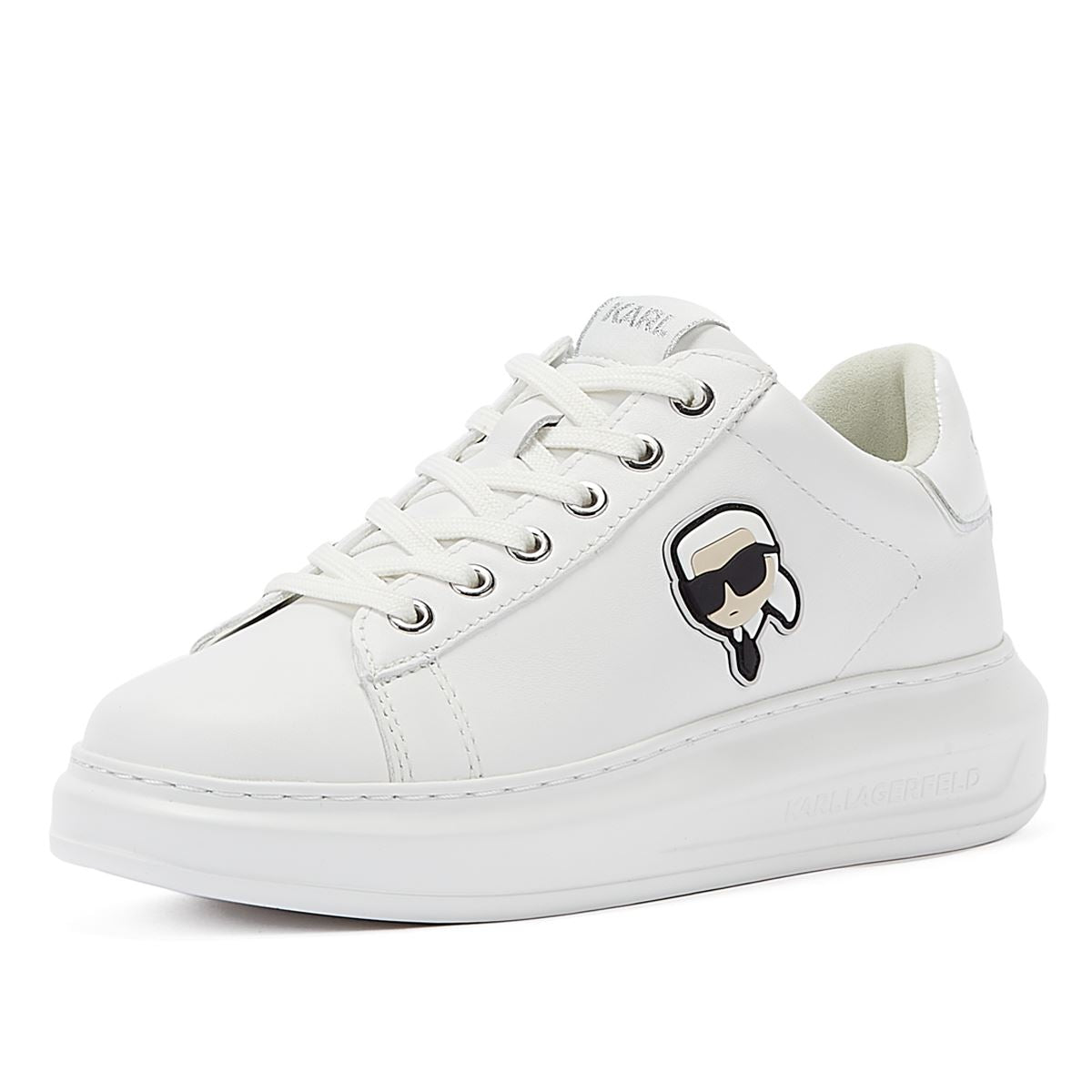Karl Lagerfeld kapri nft lo Spitzen Damen-Sneaker in Weiß Mono