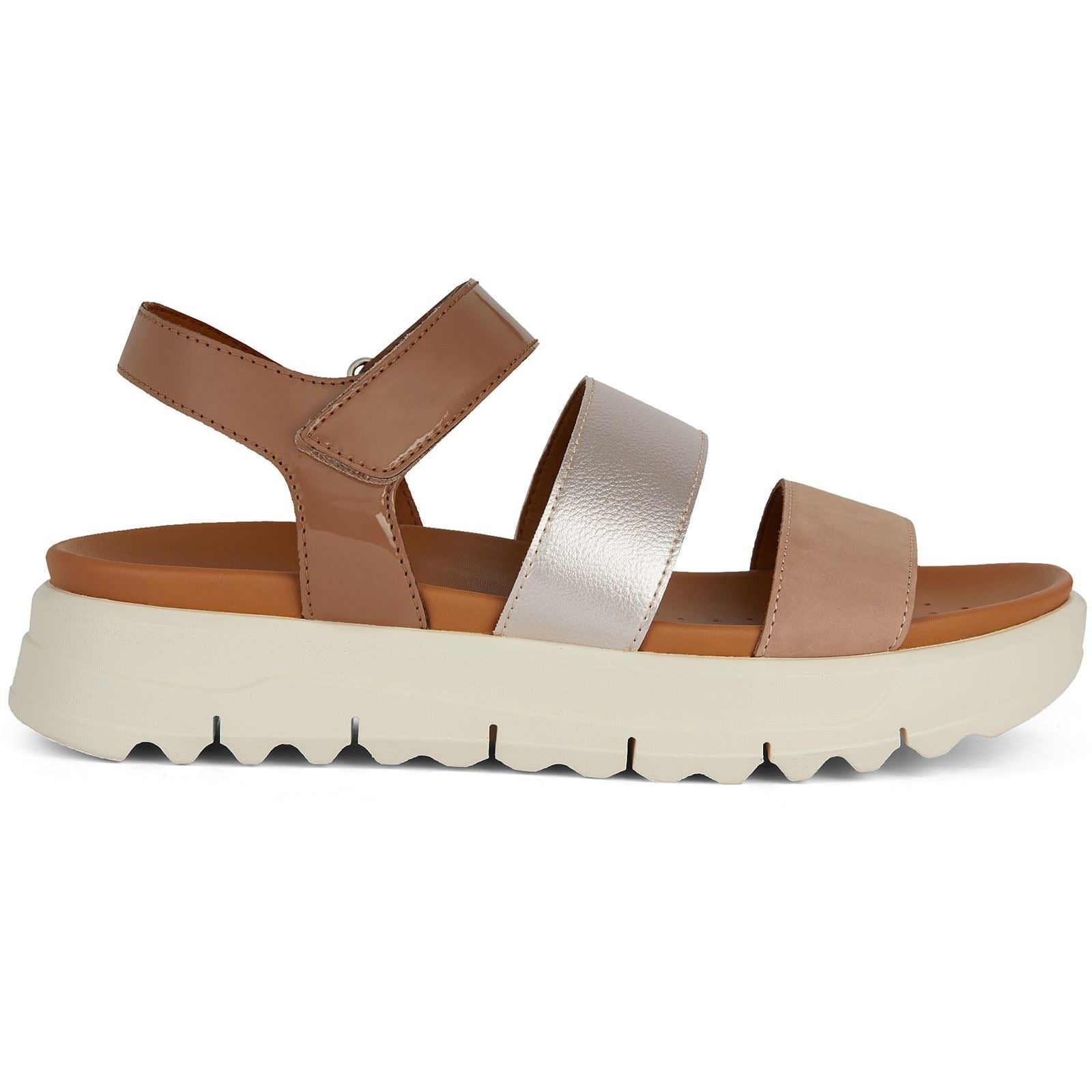 Geox D Xand 2.1S B Damen Nude Sandalen