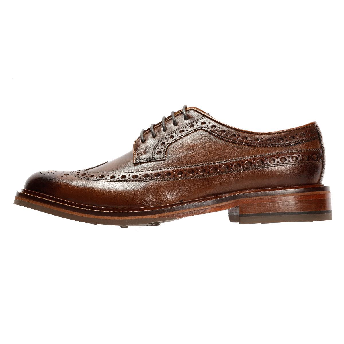 Chapman & Moore Longwing Brogue Country Herren Leder Braune Schnürschuhe