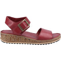 Hush Puppies Ellie Leder Damen Bordeaux Sandalen