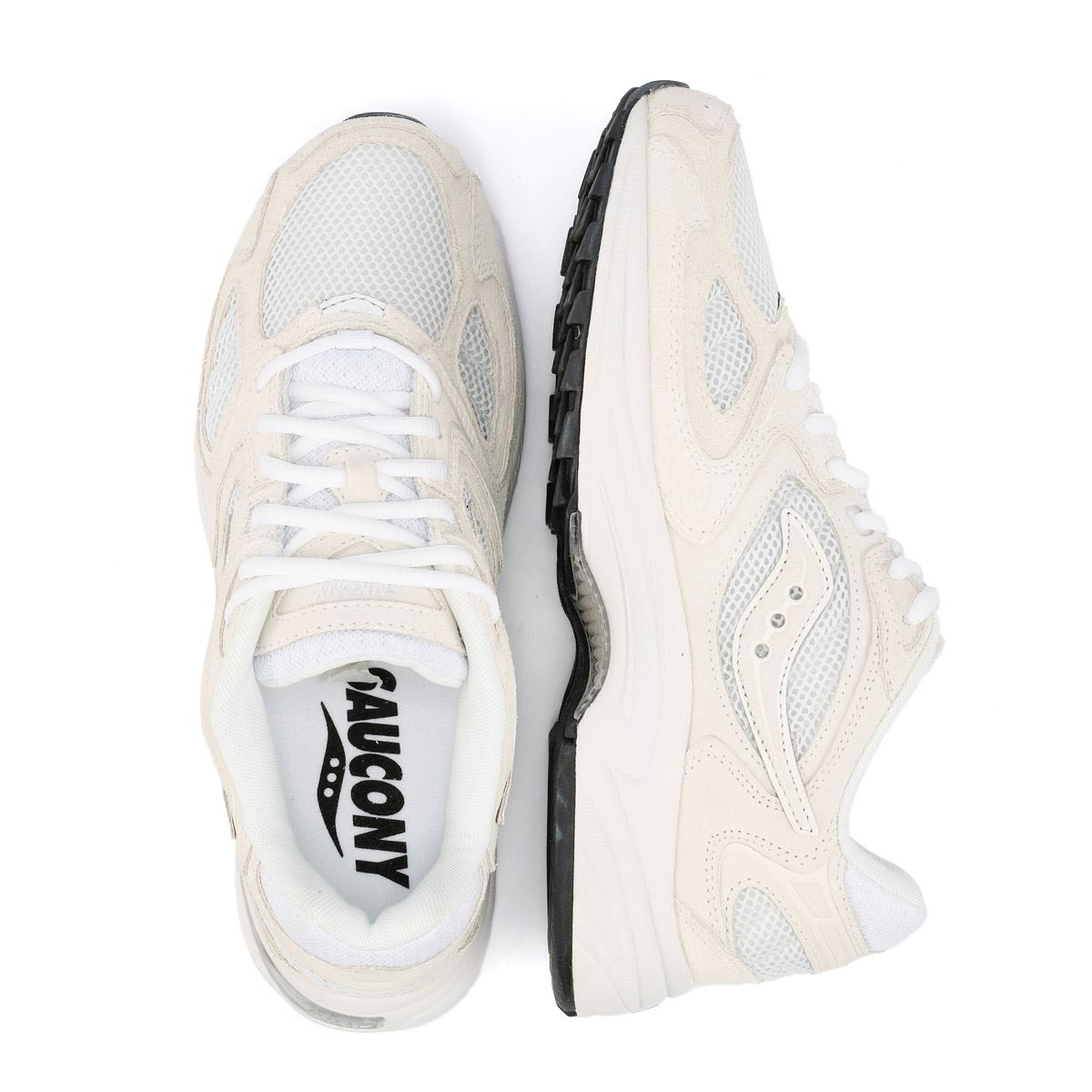 Saucony Grid Jazz 9 Weiße Turnschuhe