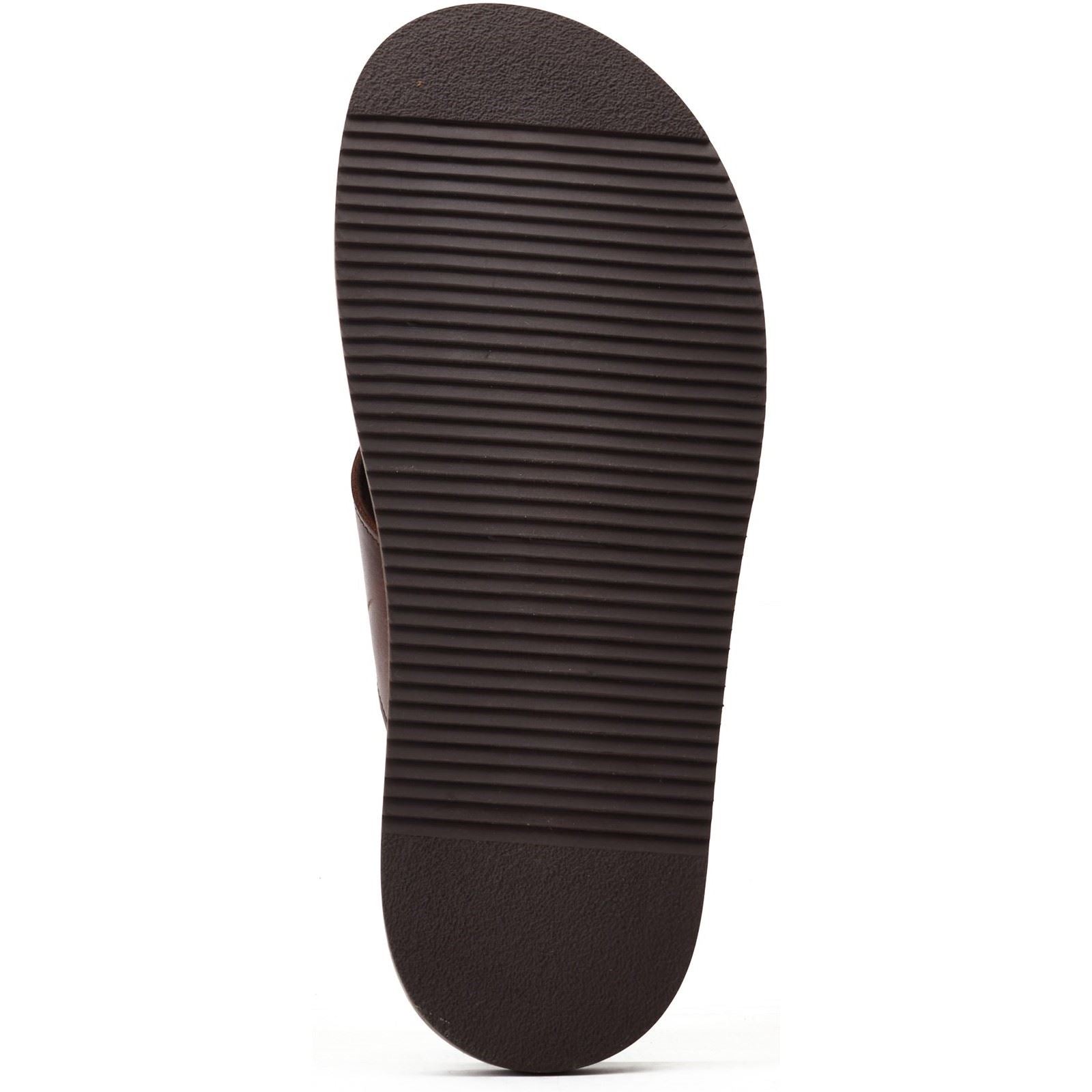 Base London Astro Leder Männer Verbrannte Braune Sandalen