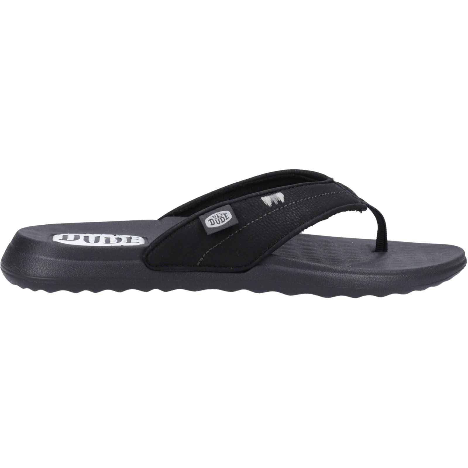 HEYDUDE Christi Flip Classic Damen Schwarze Farbe Sandalen