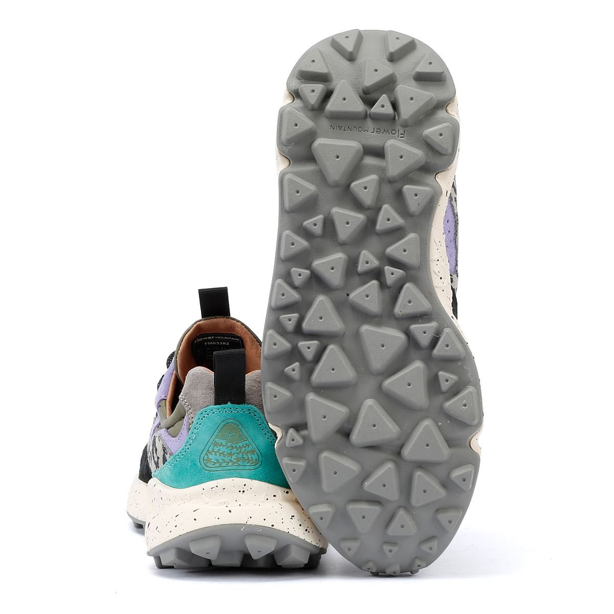 Flower Mountain Yamano 3 Wildleder Military/ Hellgrün/ Gelb Sneakers