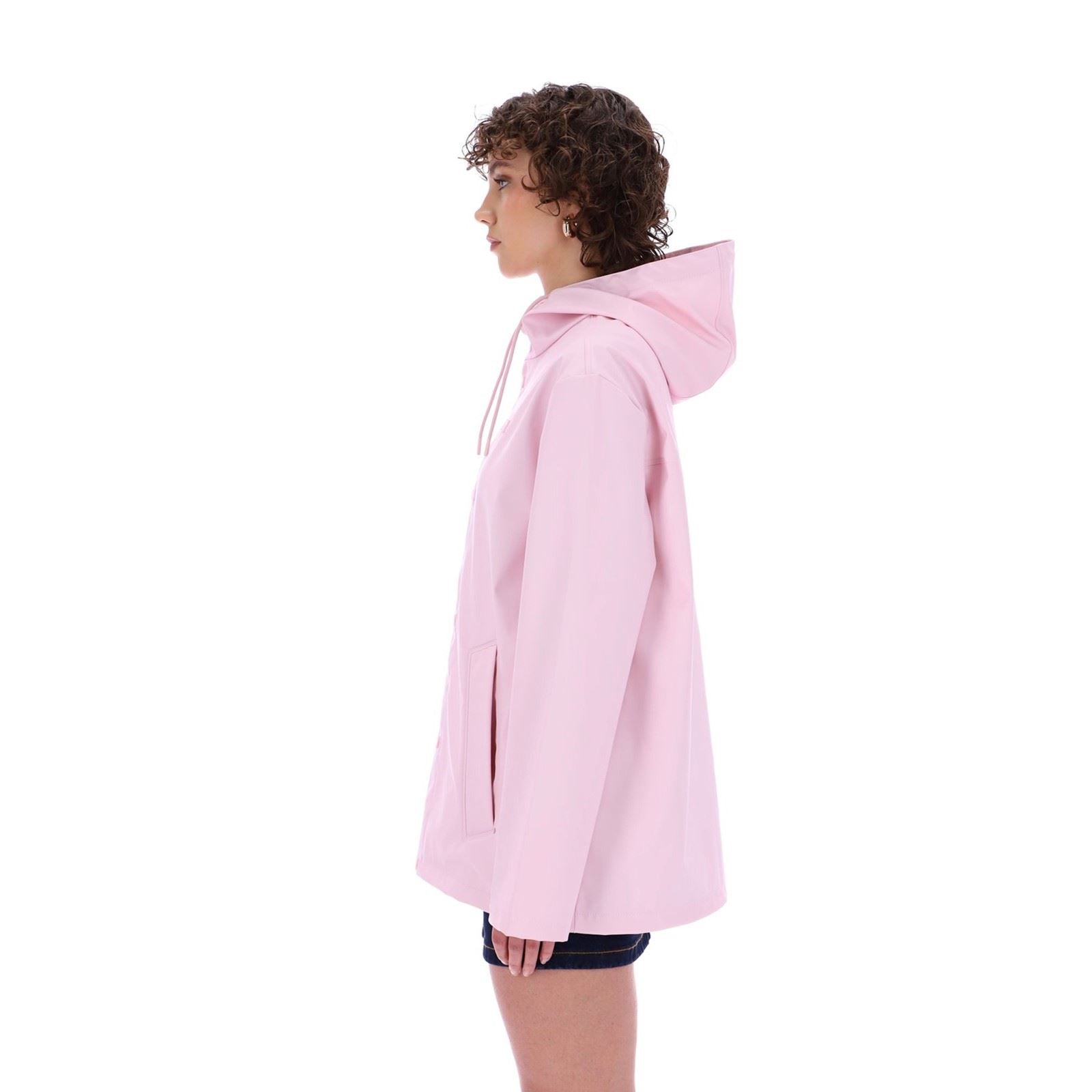 Hunter Izzy Hooded Damen Regenjacke In Pink