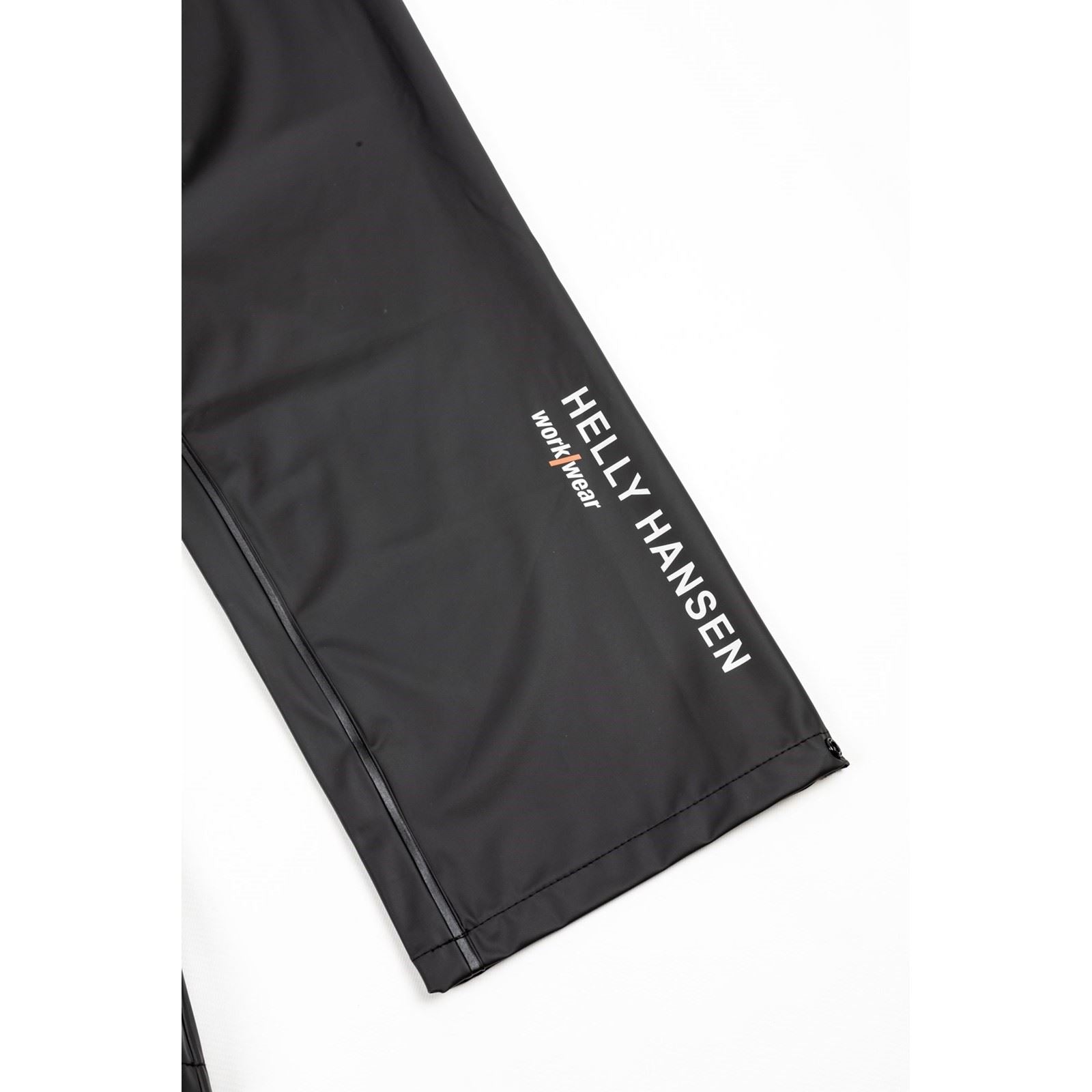 Helly Hansen Workwear Voss Polyester Unisex Erwachsenen Schwarze Regenhose