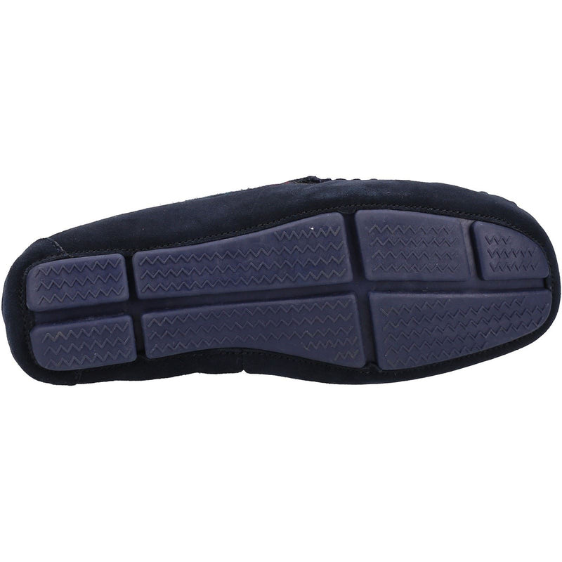 Hush Puppies Andreas Wildleder-Herren-Hausschuhe In Marineblau