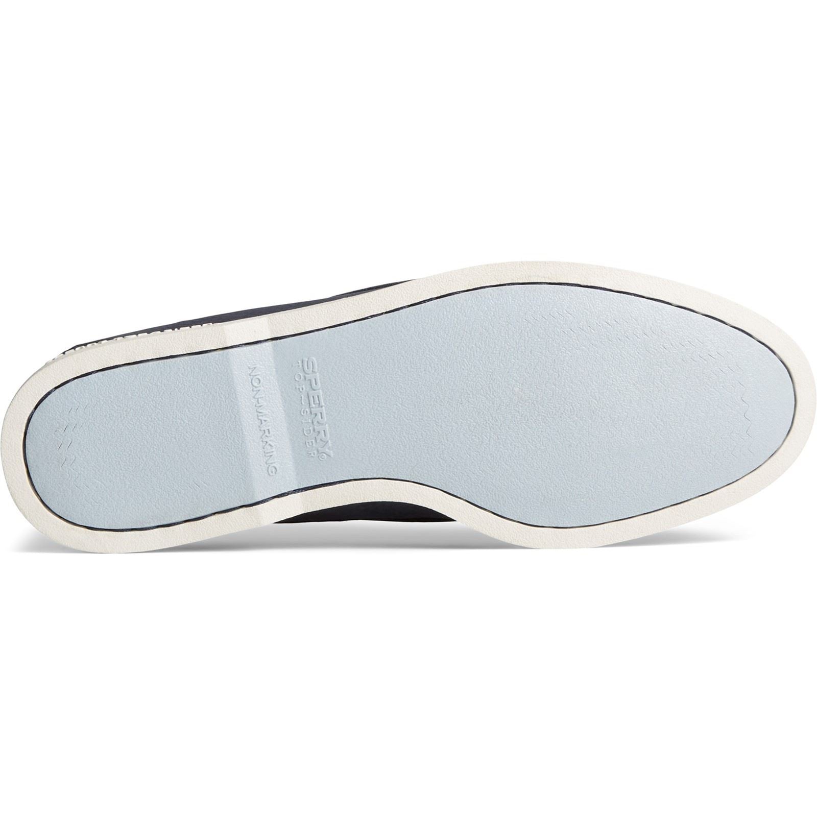 Sperry Gold Authentic Original 2-Eye Nubuk Herrenschuhe In Marineblau