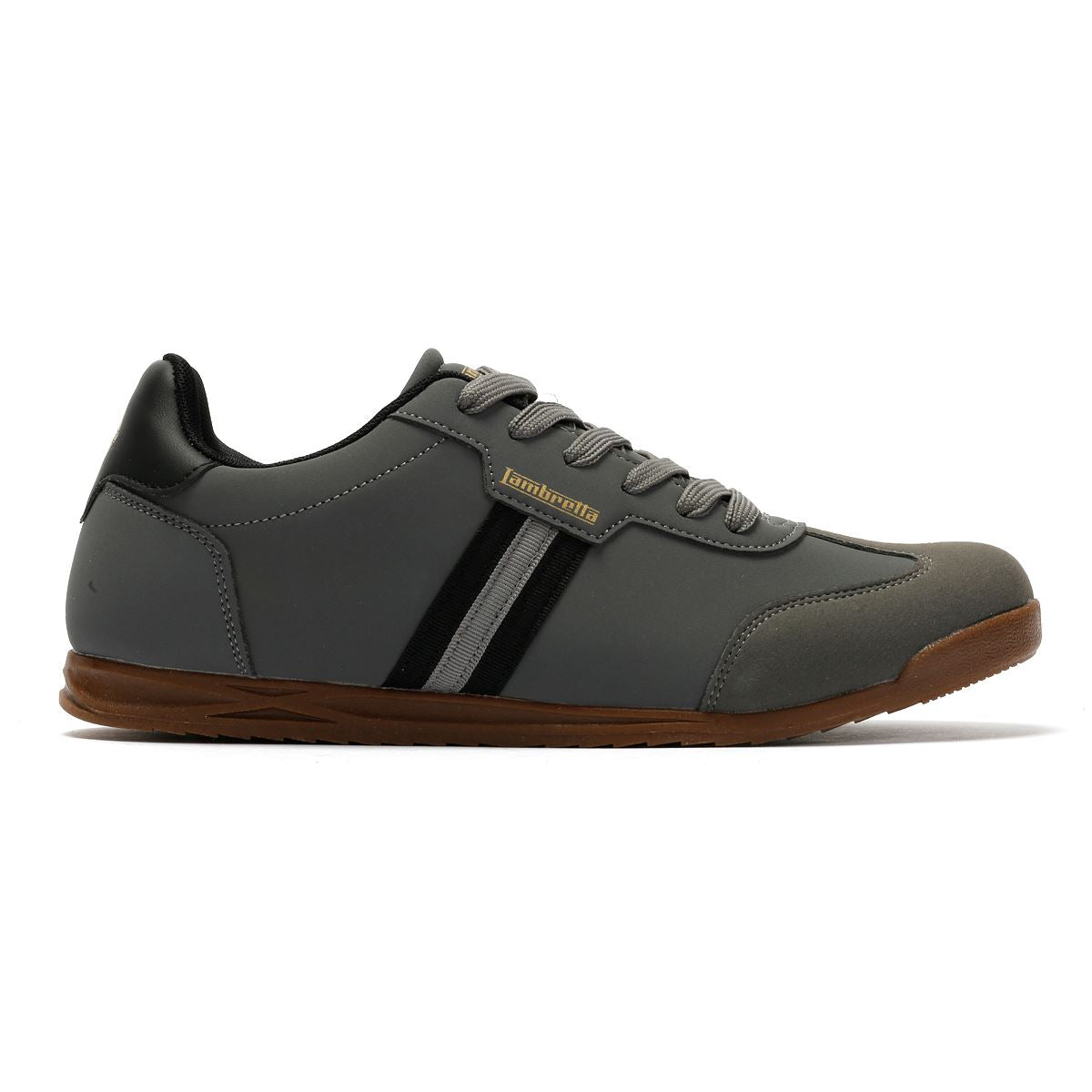 Lambretta Tackle Herren Graue Turnschuhe