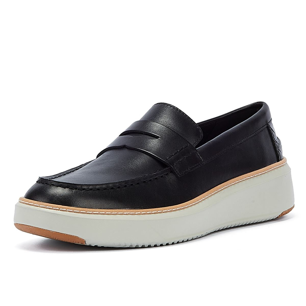 Cole Haan Topsin Leder Herren Schwarze Loafer