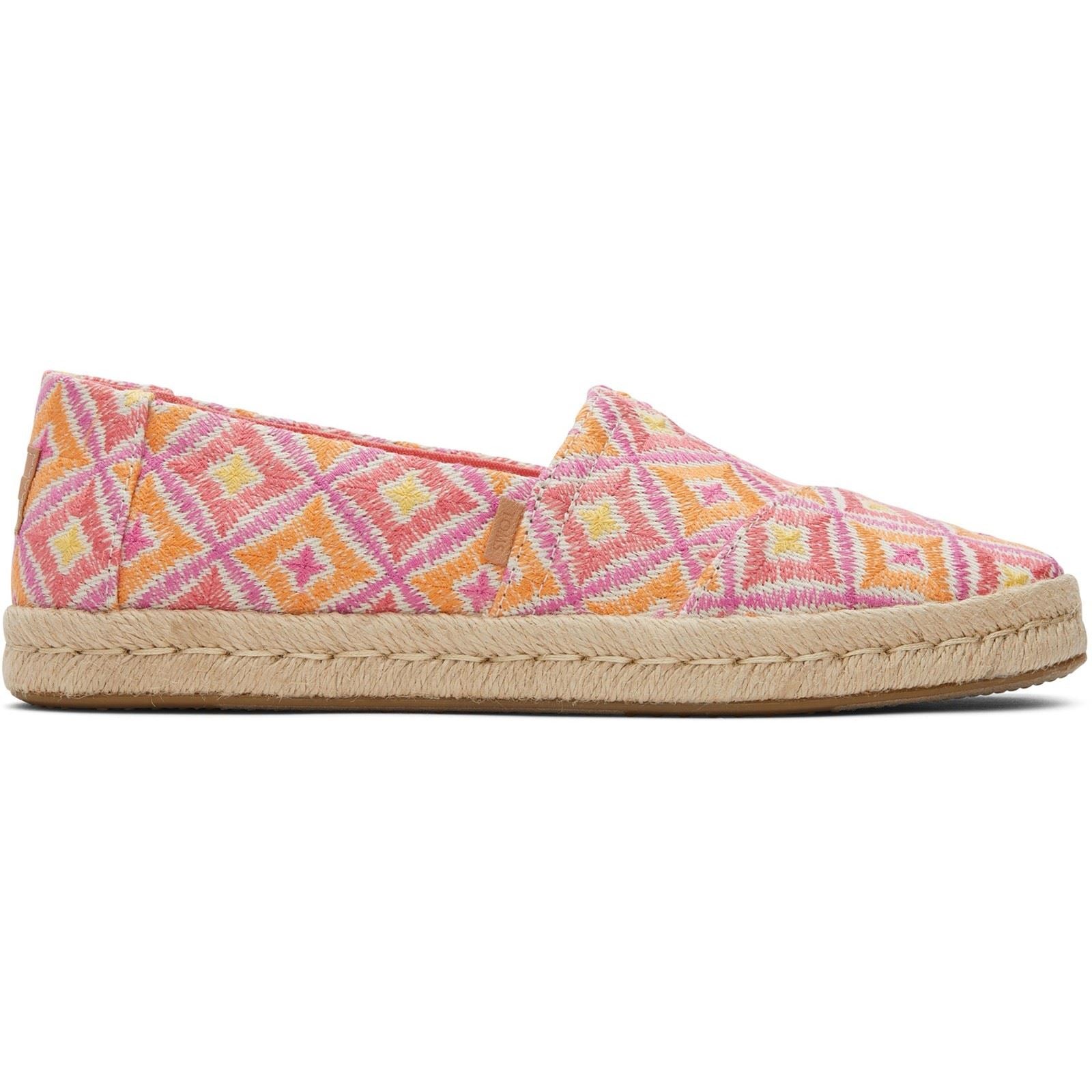 TOMS Alpargata Rope 2.0 Polyester Damen Shell Pink Espadrilles