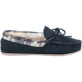 Cotswold Kilkenny Wildleder Damen Hausschuhe In Marineblau