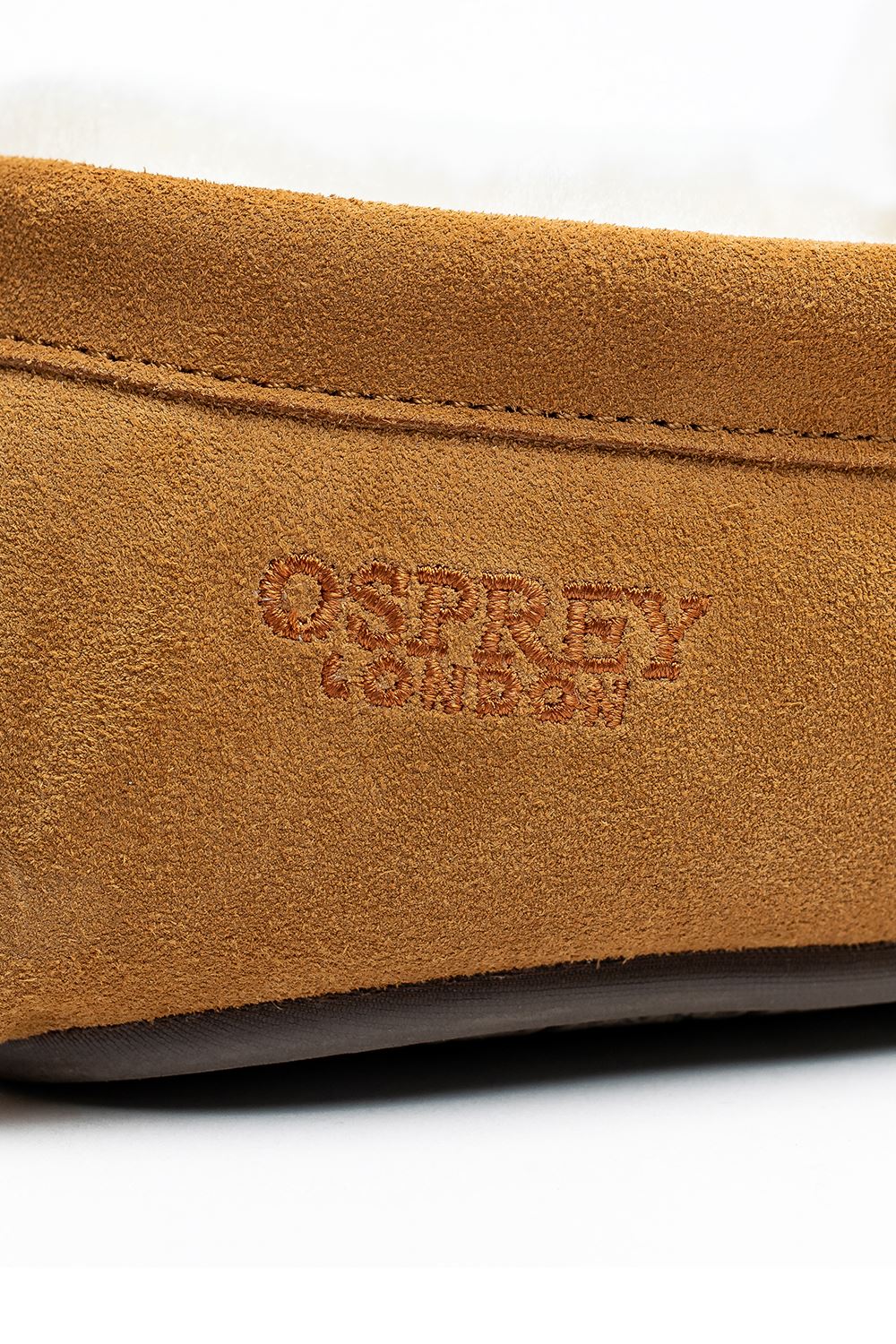 Osprey London The Sunday Wildleder Herren Braune Hausschuhe