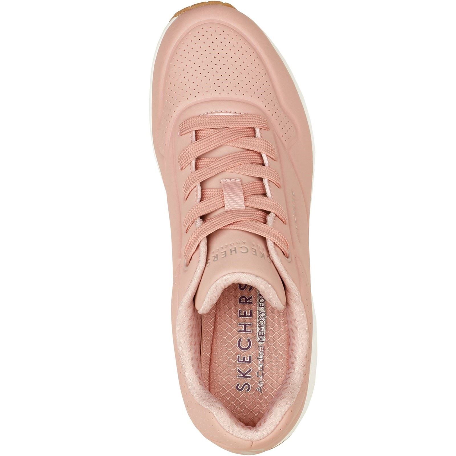 Skechers Uno Stand On Air Synthetik Damen Sneaker In Rosa