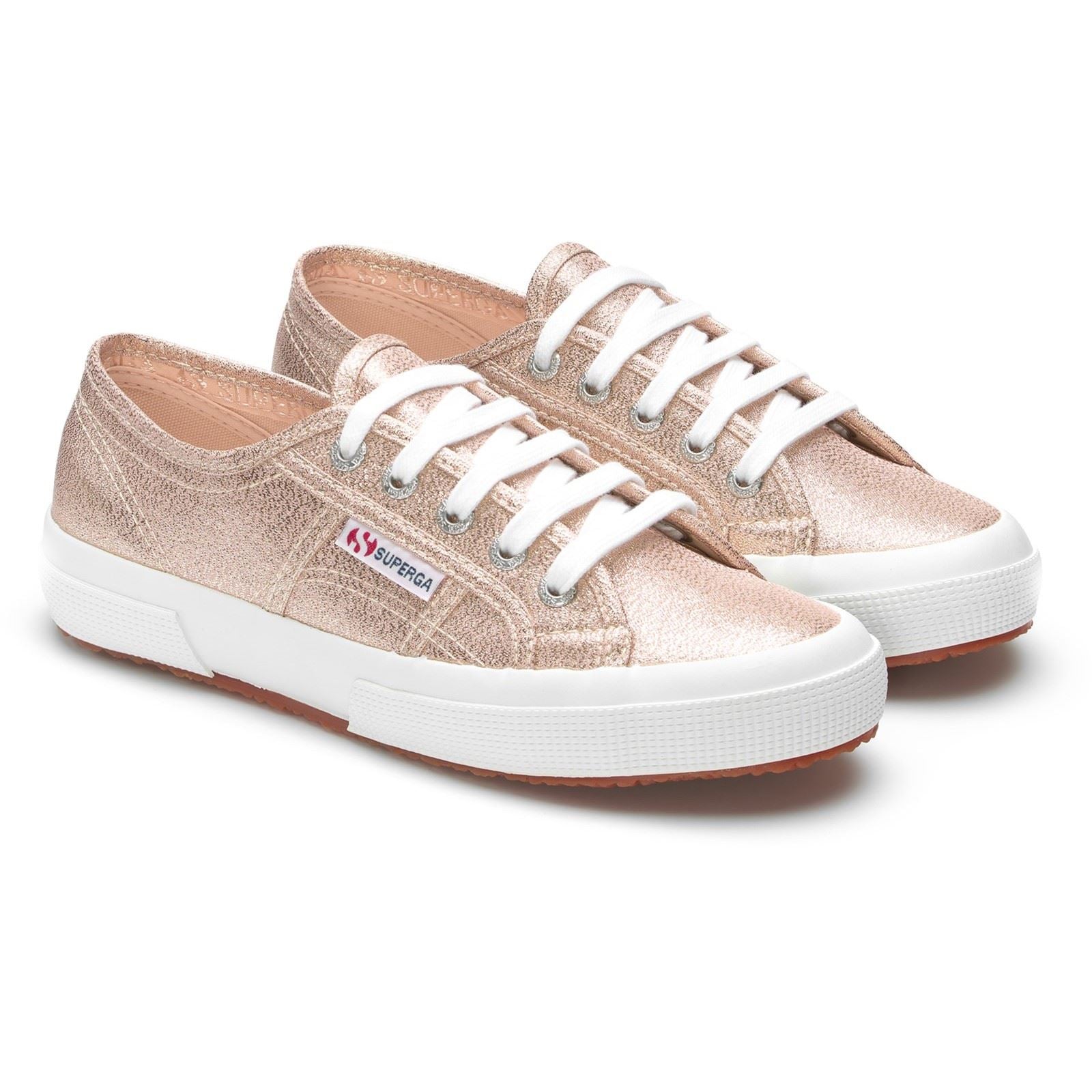 Superga 2750 Lamew Synthetik Damen Rosé Platin Sneakers