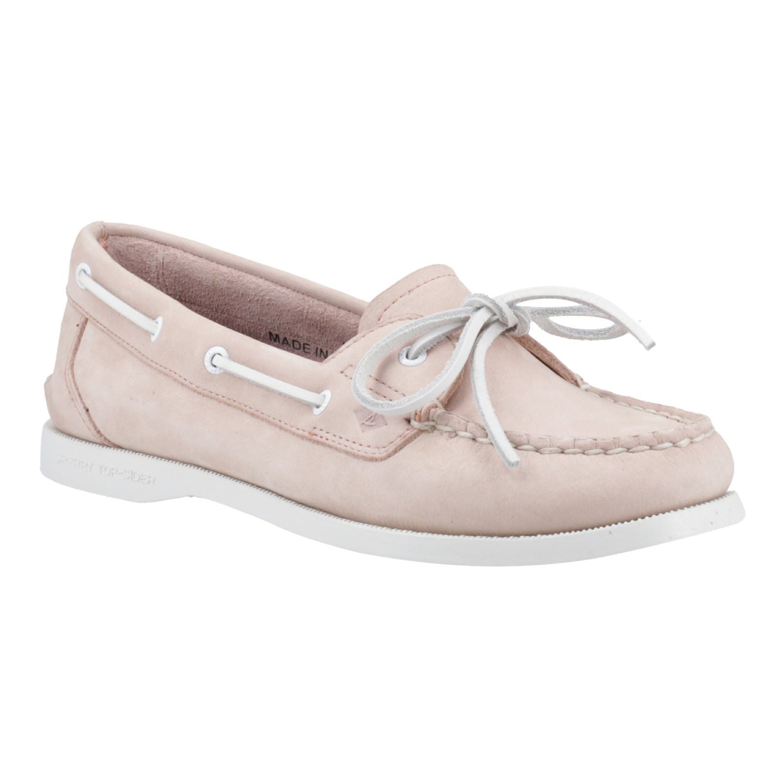 Sperry Authentic 1 Eye Leder Damen Blush Bootsschuhe