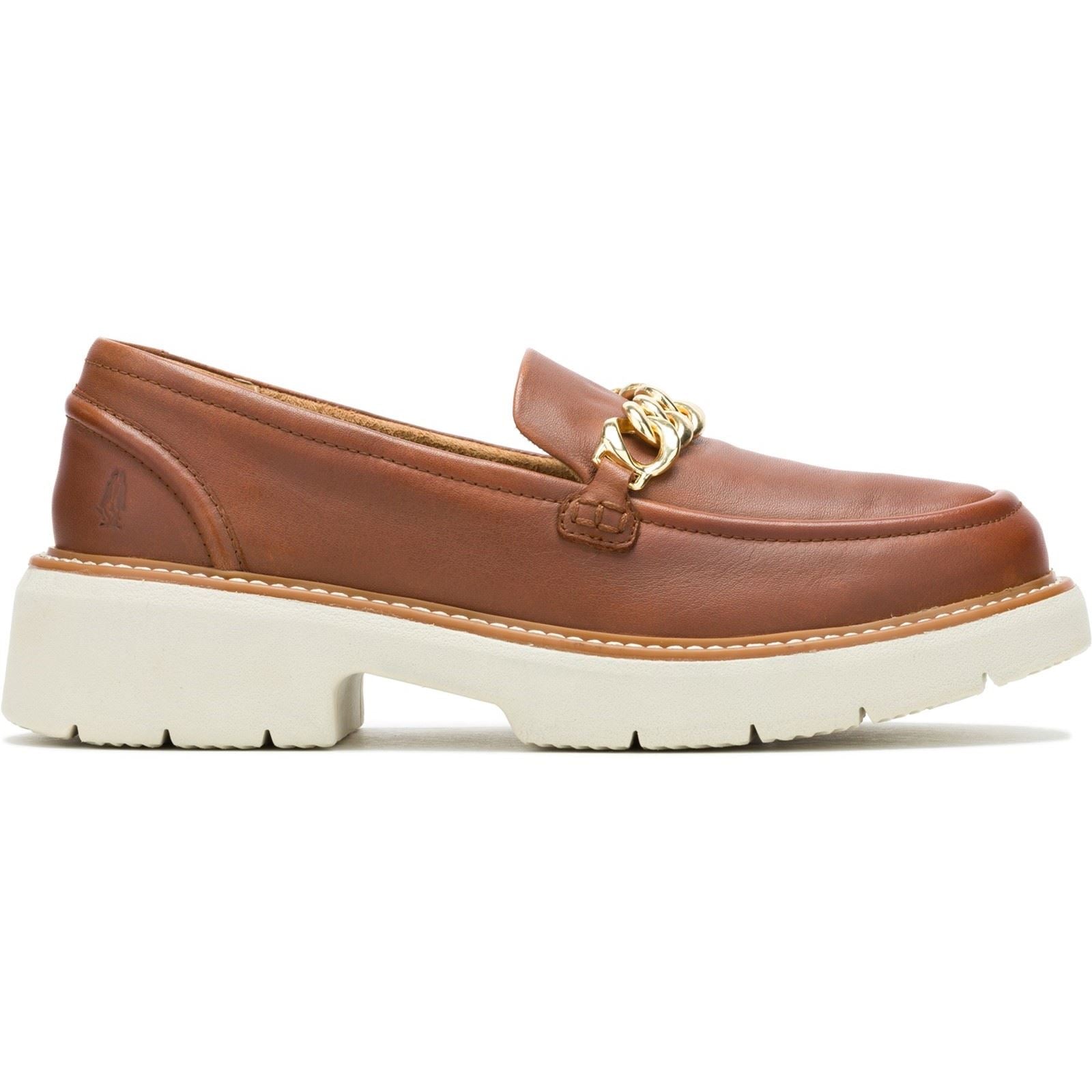 Hush Puppies Jodie Damenloafer Aus Cognacfarbenem Leder