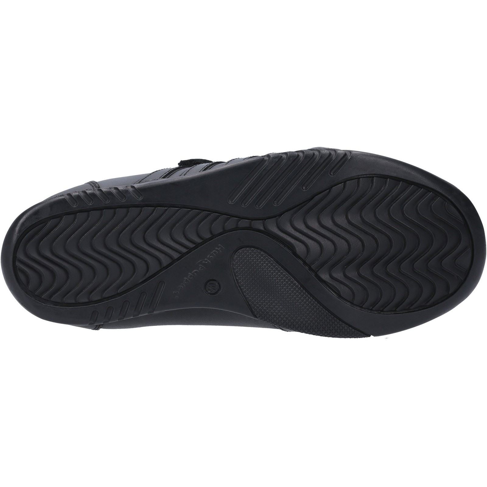 Hush Puppies Josh Senior Lederslipper In Schwarz Für Jungen
