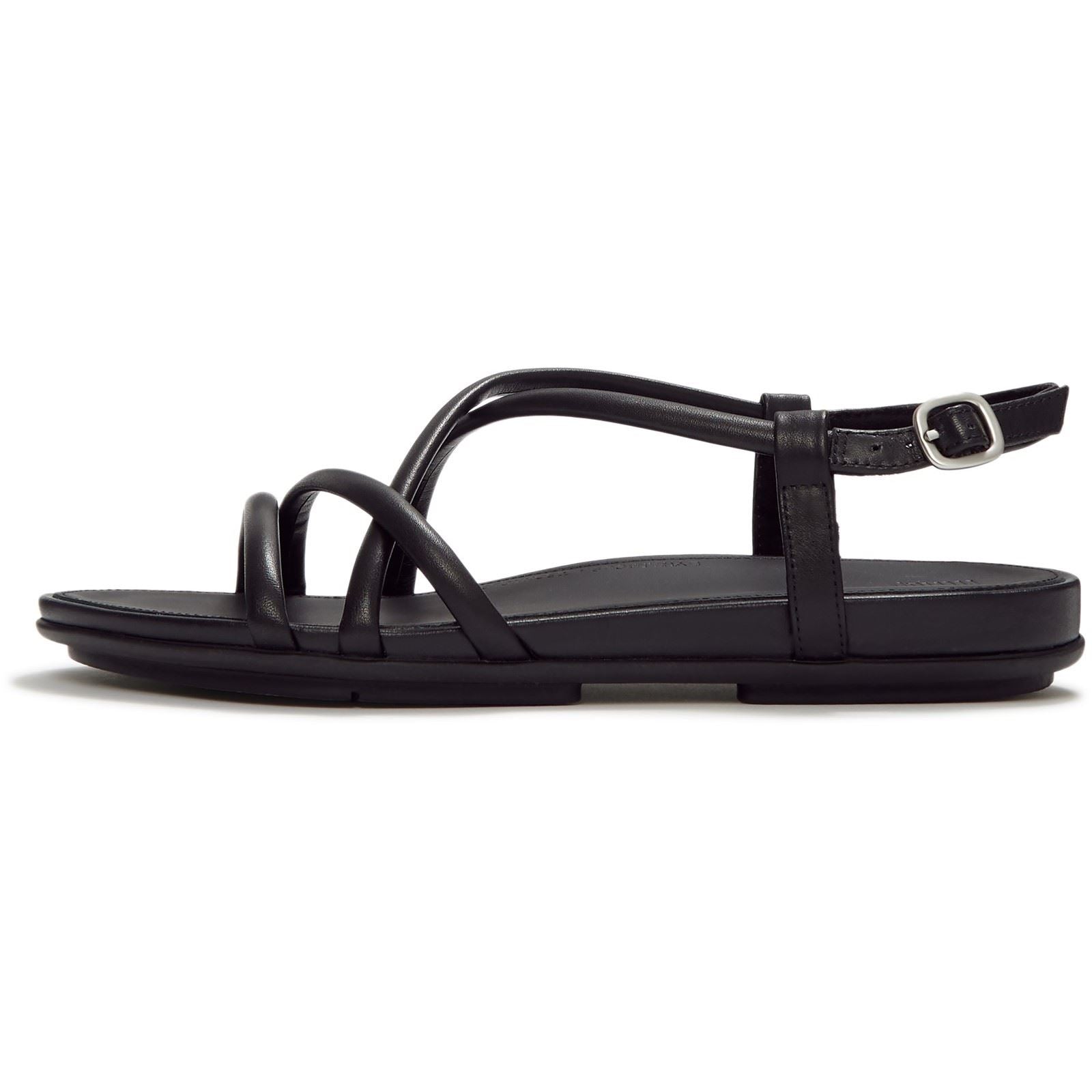 Fitflop Gracie Crystal Leder Damen All Black Sandalen
