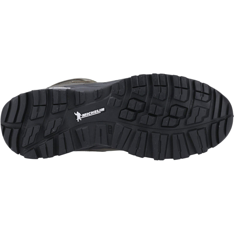 Hi-Tec Euro Trail Leder Herren Wanderschuhe In Khaki