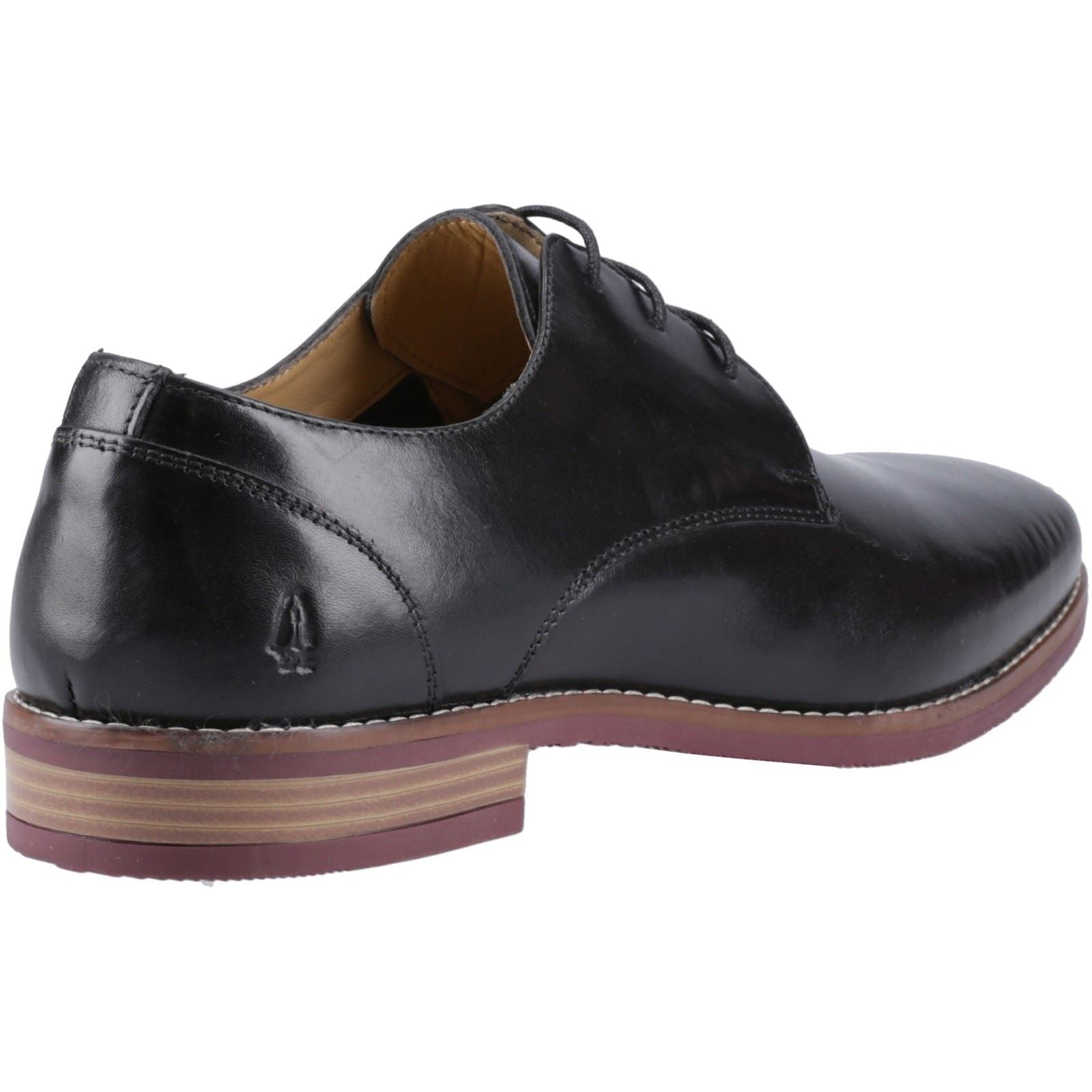 Hush Puppies Mike Herrenschuhe Aus Schwarzem Leder Mit Schnürung