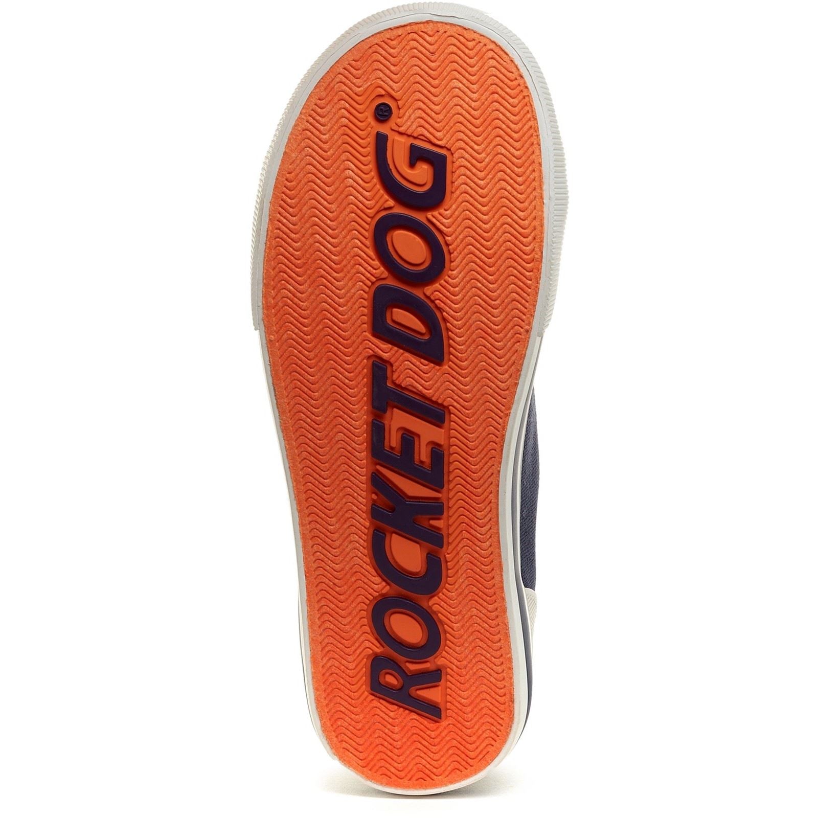Rocket Dog Jazzin Hi Baumwoll-Damensneaker In Marineblau
