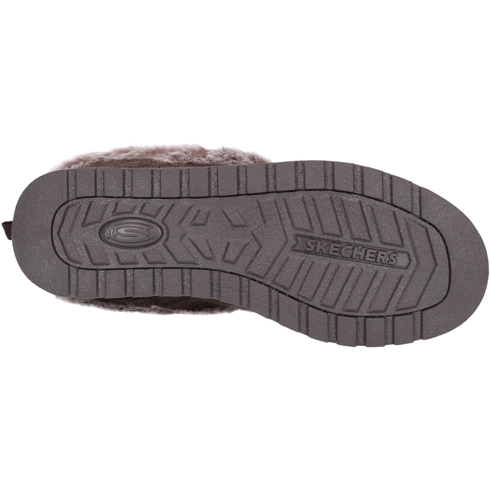 Skechers Keepsakes Ice Angel Synthetik Damen Hausschuhe (Schokolade)