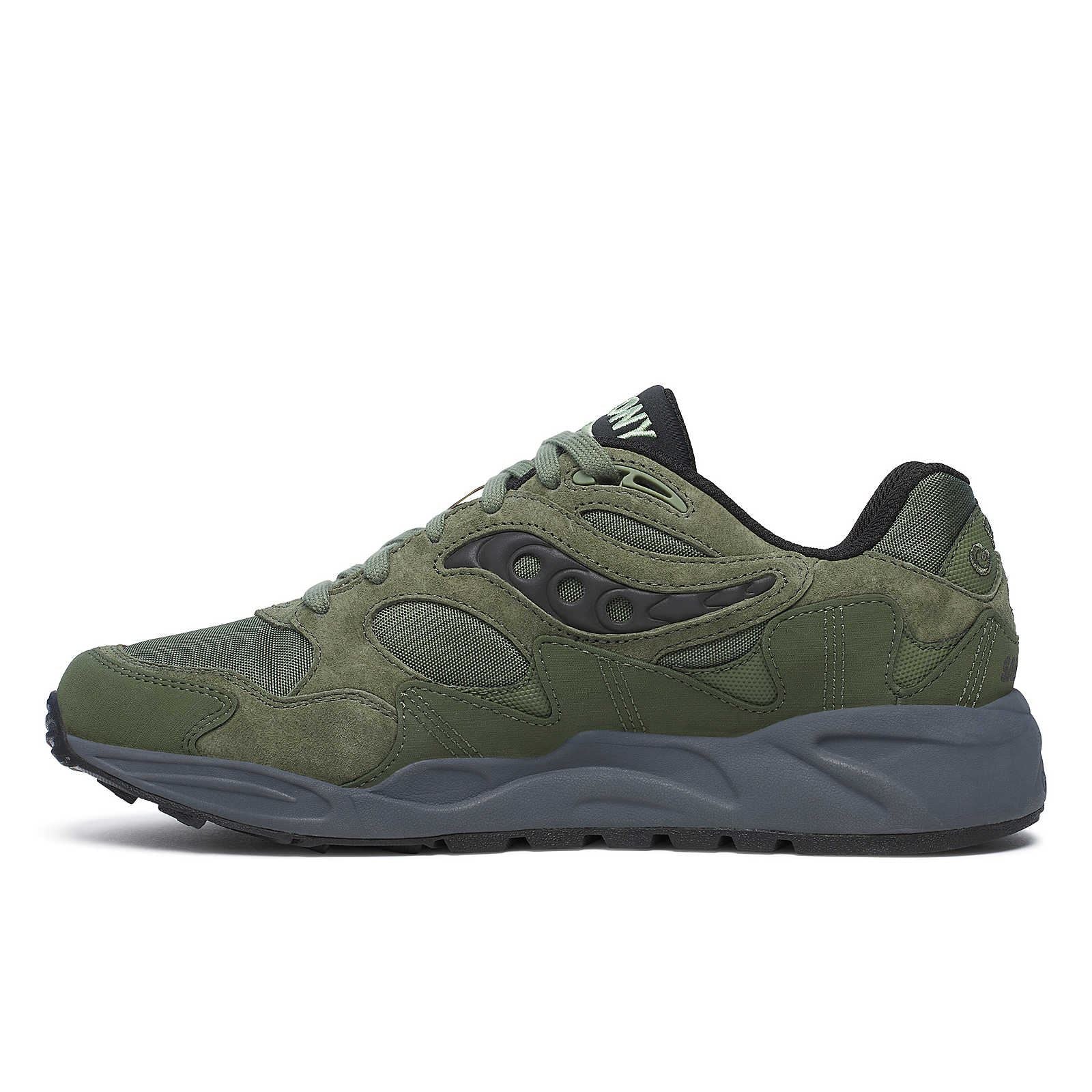 Saucony Grid Shadow 2 Grüne Turnschuhe