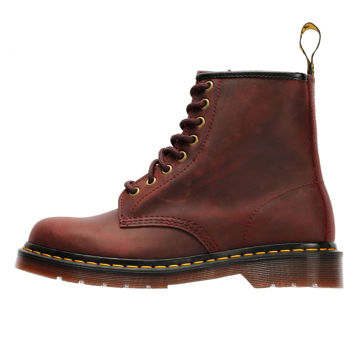 Dr. Martens 1460 Crazy Horse Lederrote Stiefel