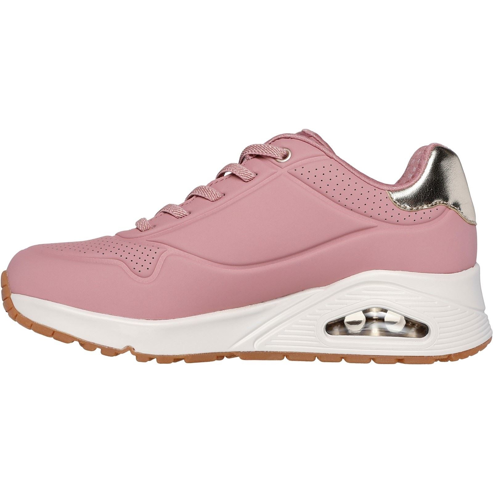 Skechers Uno - Shimmer Away Synthetische Damensneaker In Rose