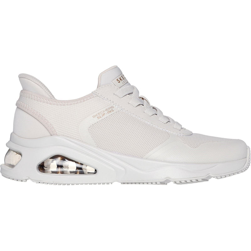 Skechers Tres-Air Uno Easy Steppers Textile Damen Sneaker In Off-Weiß