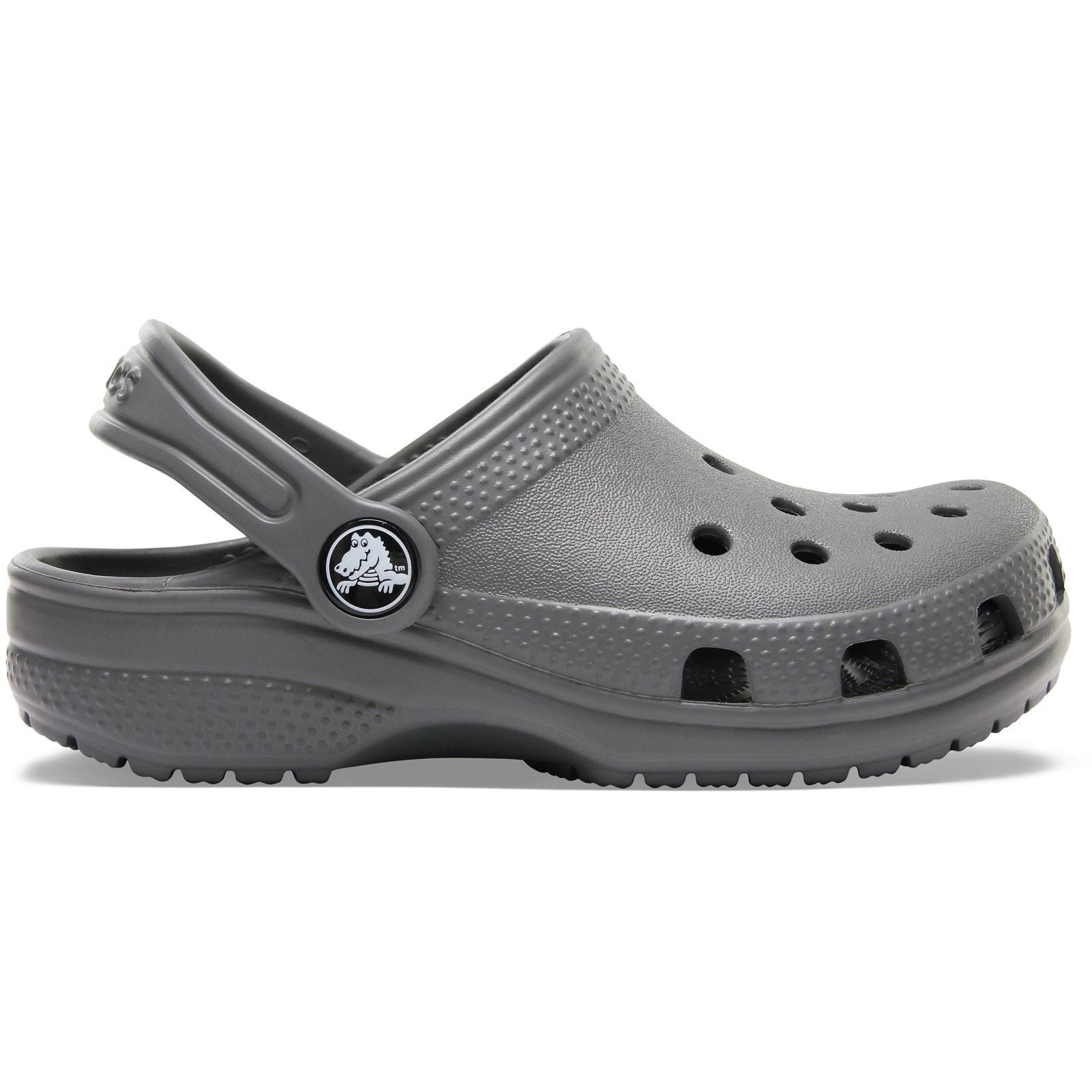 Crocs Kids' Classic Thermoplastische Hellgraue Slipper