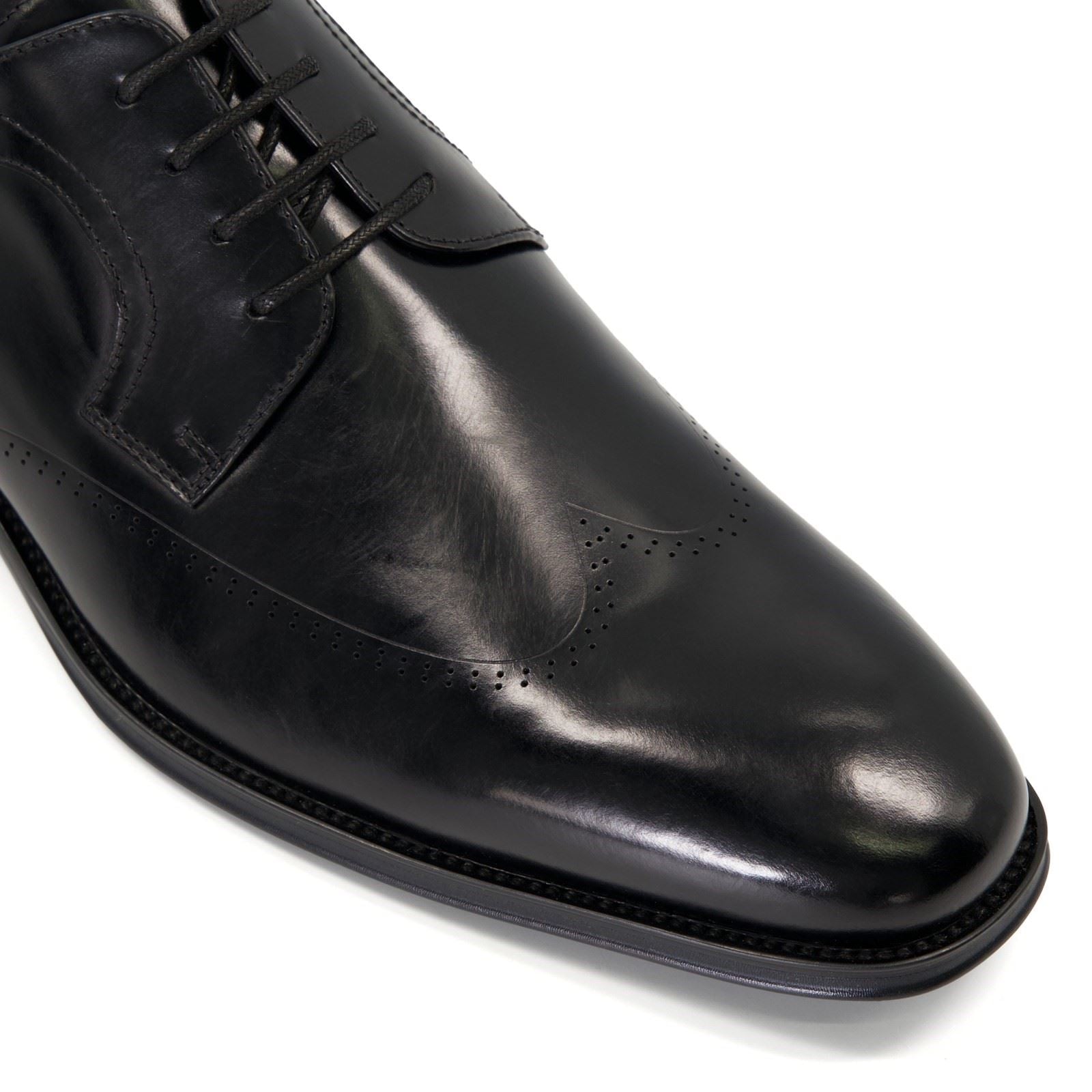 Dune Sheath Leder-Herrenschuhe In Schwarz-Oxford-Stil