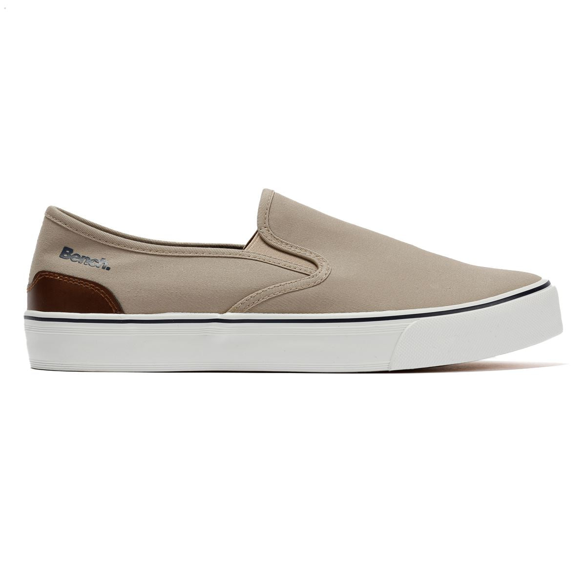 Bench Dalton Canvas Herren Sneakers In Beige