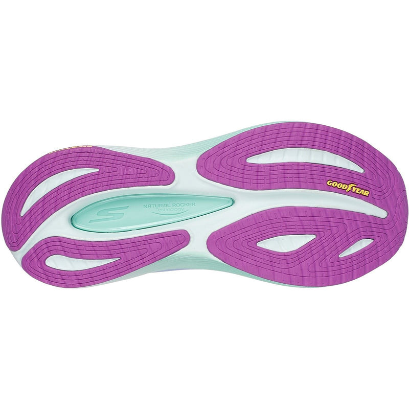 Skechers Performance Max Cushioning Propulsion Damen Sneaker Schwarz/Lila