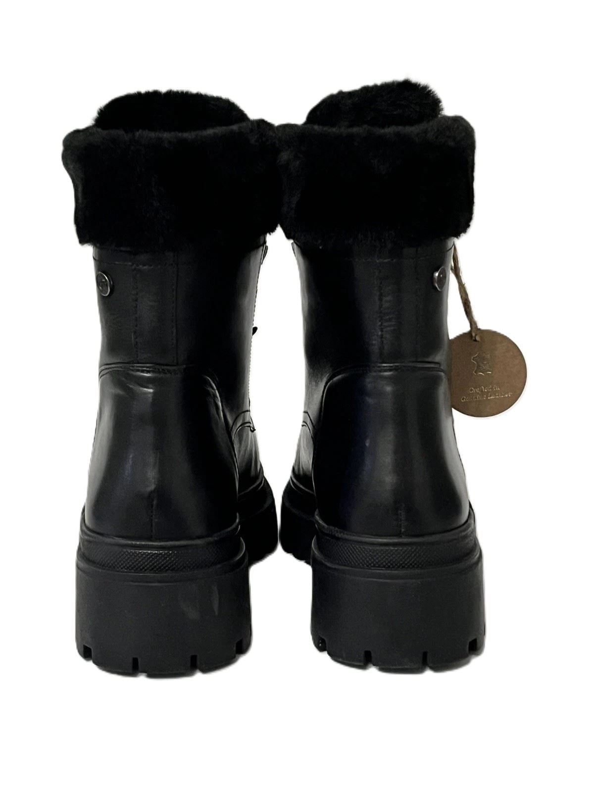 Osprey London The Budapest Leder Damen Schwarze Stiefel