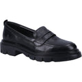 Hush Puppies Reece Damen-Schwarze Farbe-Lederloafer