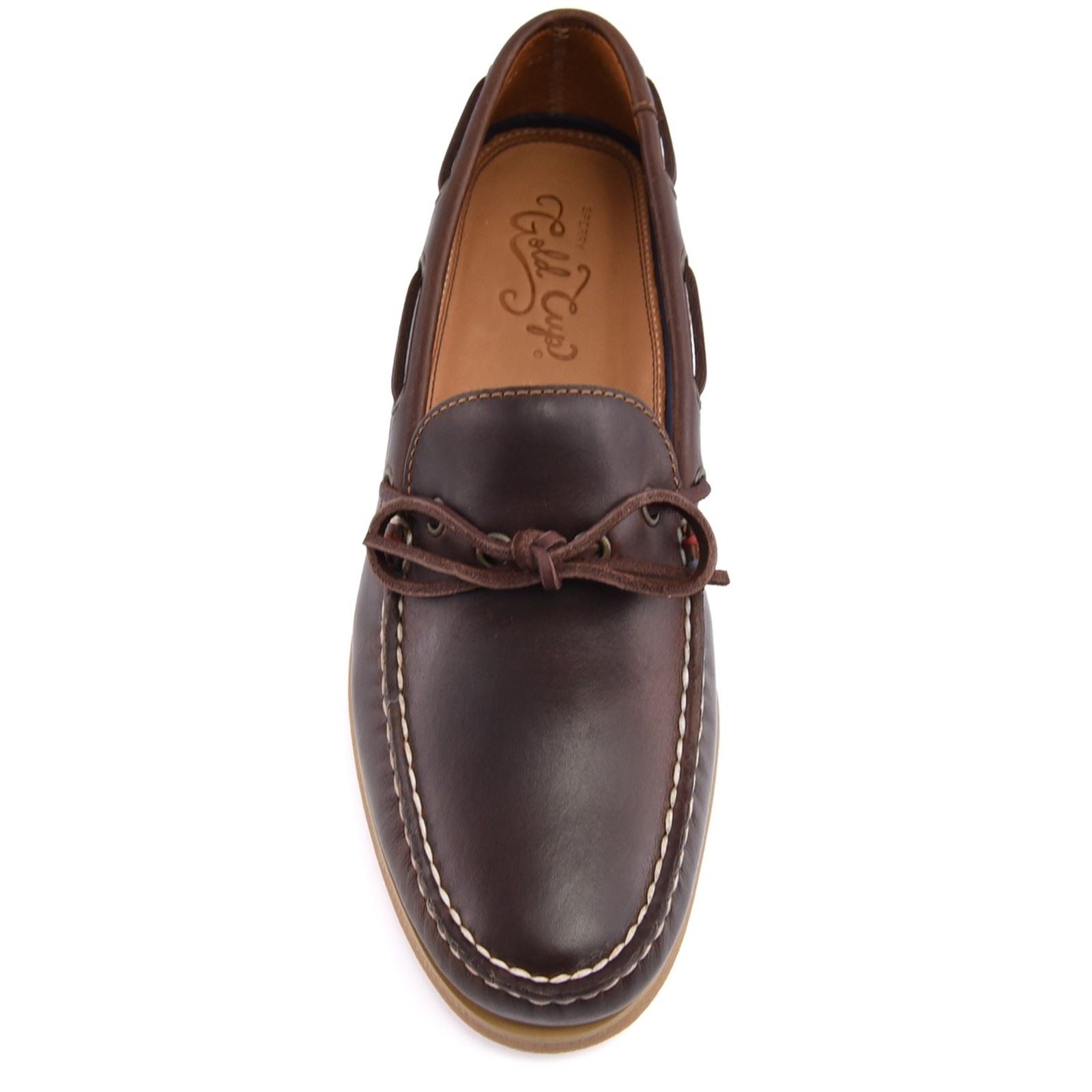 Sperry Gold Cup Authentic Original 1 Eye Herren Bootsschuhe Aus Braunem Leder