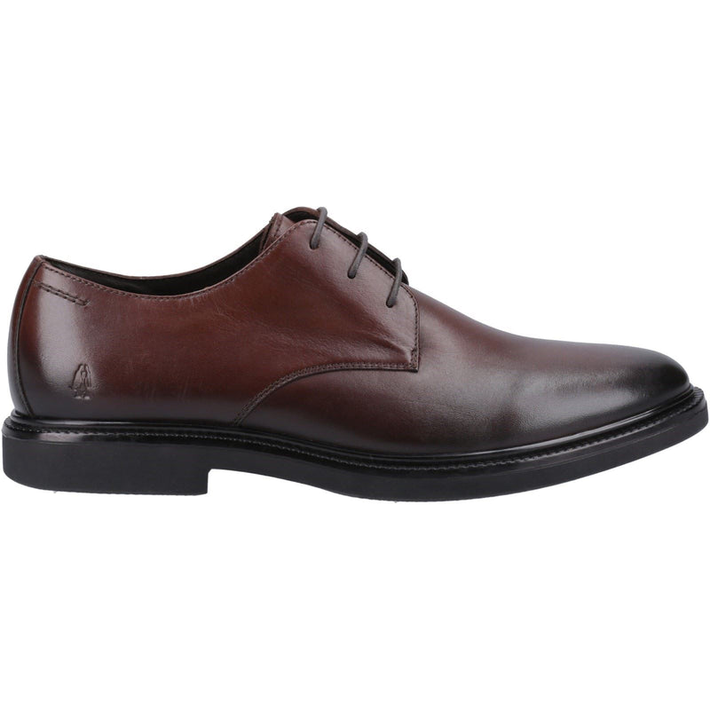 Hush Puppies Kye Herrenschuhe Aus Leder In Schokoladenfarbe Mit Schnürung.