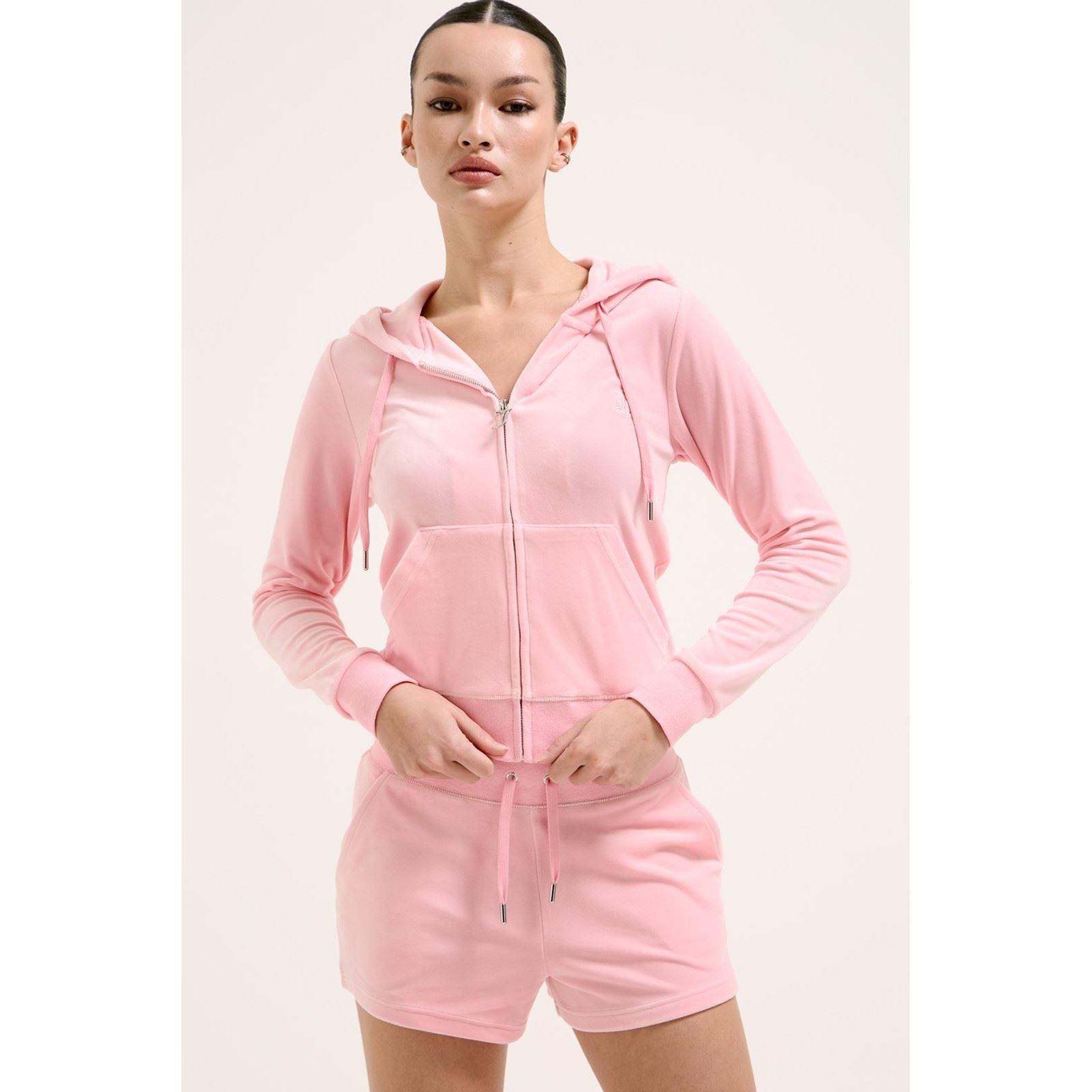 Juicy Couture Robertson Classic Jacket Polyester Damen Pink Kapuzenpullover