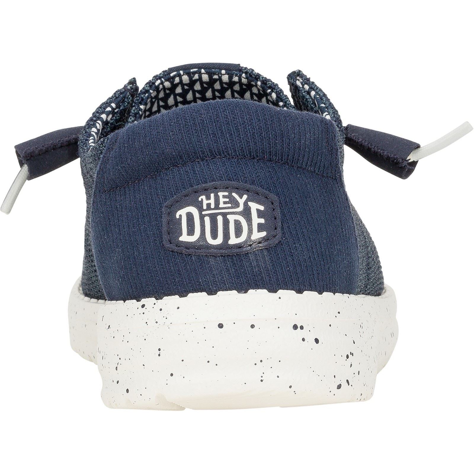 HEYDUDE Wendy Stretch Mesh Polyester Damen Navy Slipper