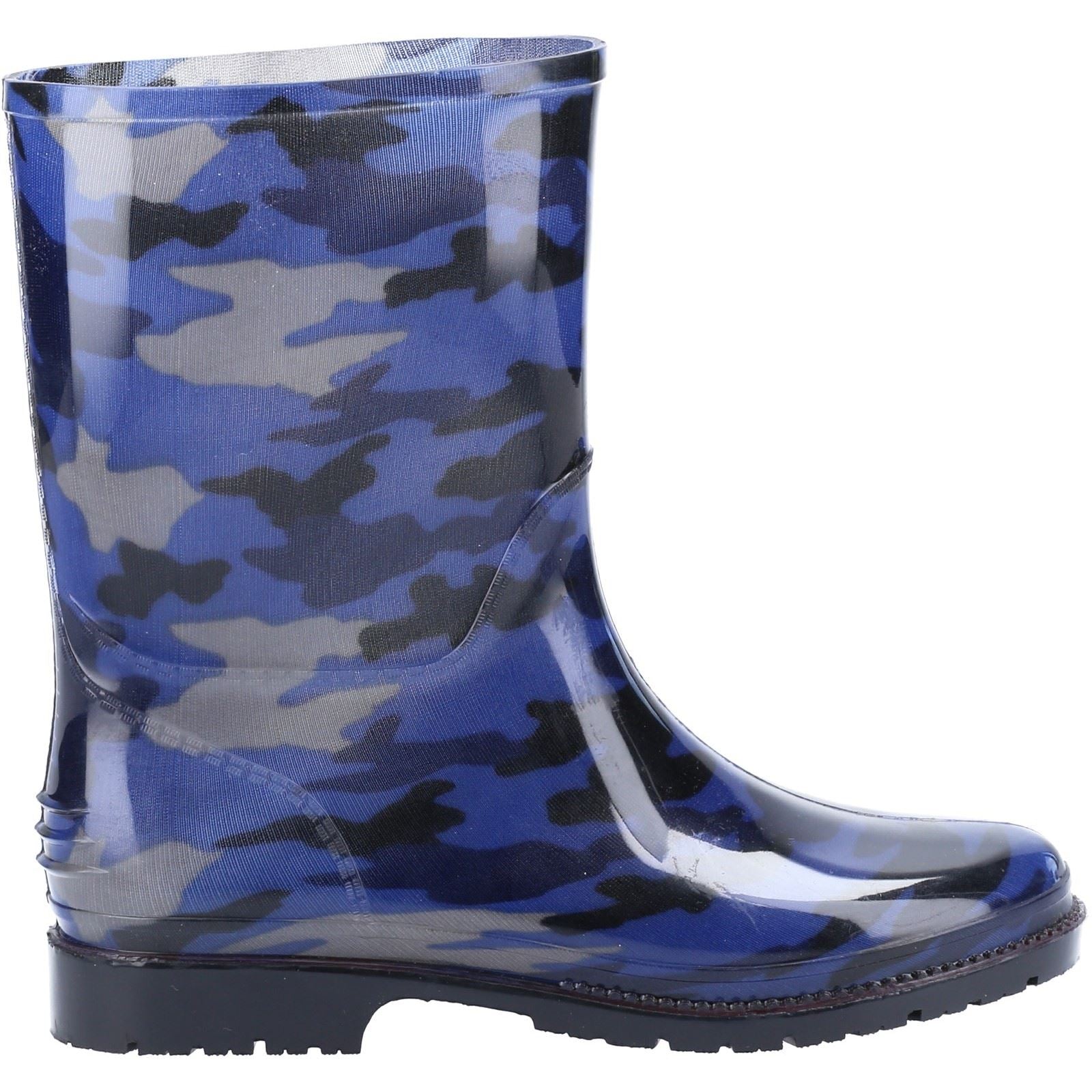 Cotswold PVC Jnr Gummistiefel Für Mädchen Aus Pvc In Marine-Tarnfarbe