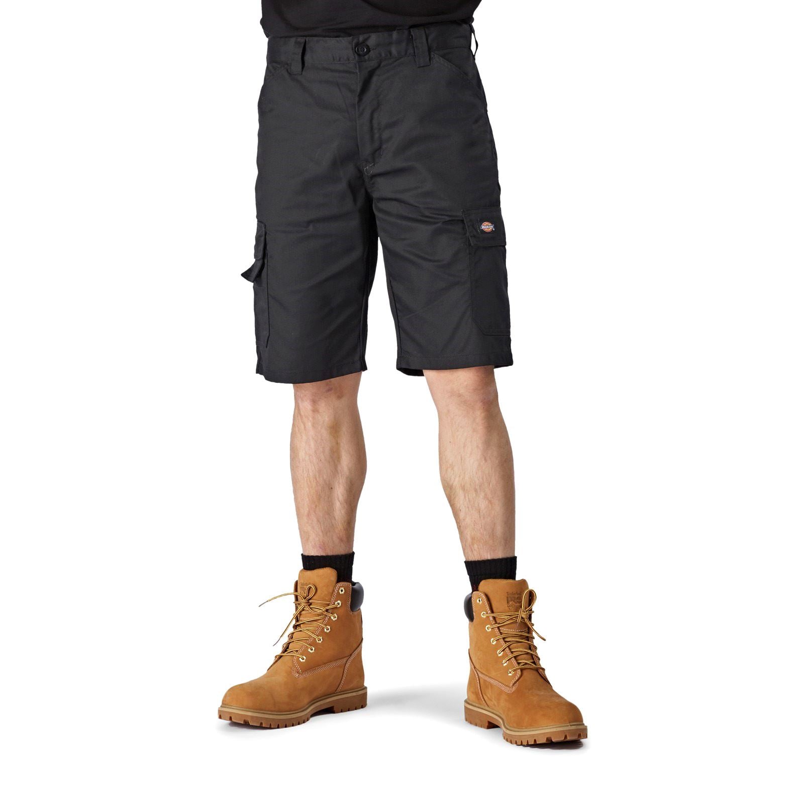 Dickies Everyday Polyester Herren Schwarze Knielange Shorts