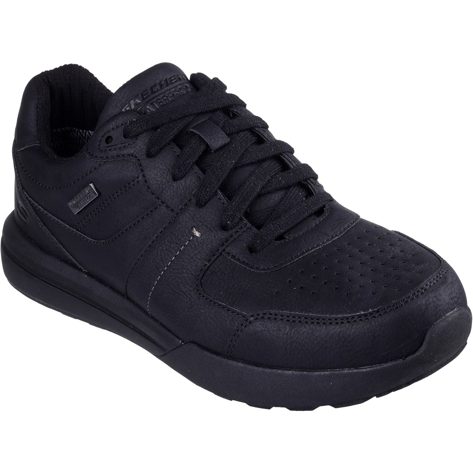 Skechers Netson Gander Herrenschuhe Aus Synthetik In Schwarz Mit Schnürung