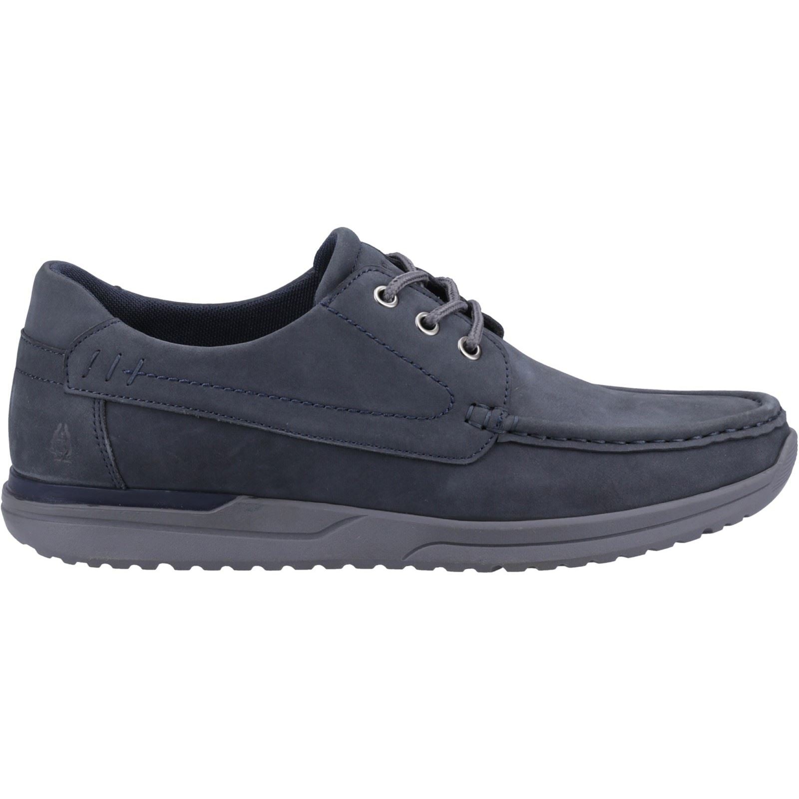 Hush Puppies Howard Leder Herren Dunkelblaue Schnürschuhe