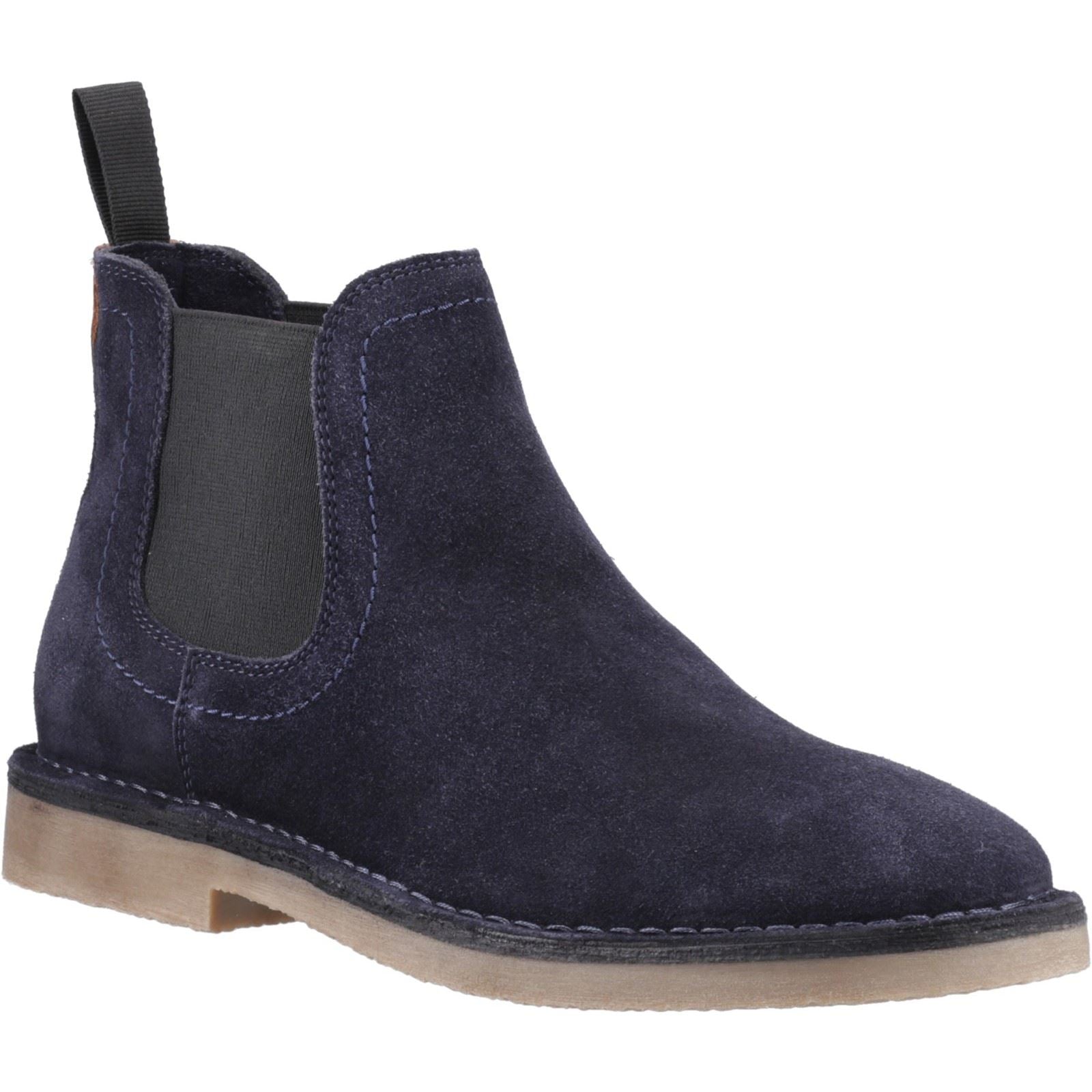 Hush Puppies Shaun Herren Wildlederstiefel in Marineblau